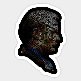 Hannibal Typography Sticker